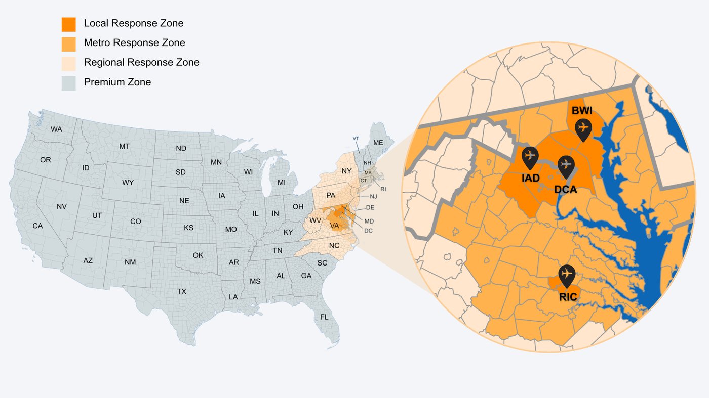 Logistics Solutions_Service Area Map