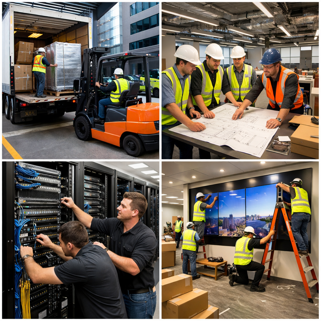 Commercial Infrastructure Deliveries Assembly Coordination Installation Support-1