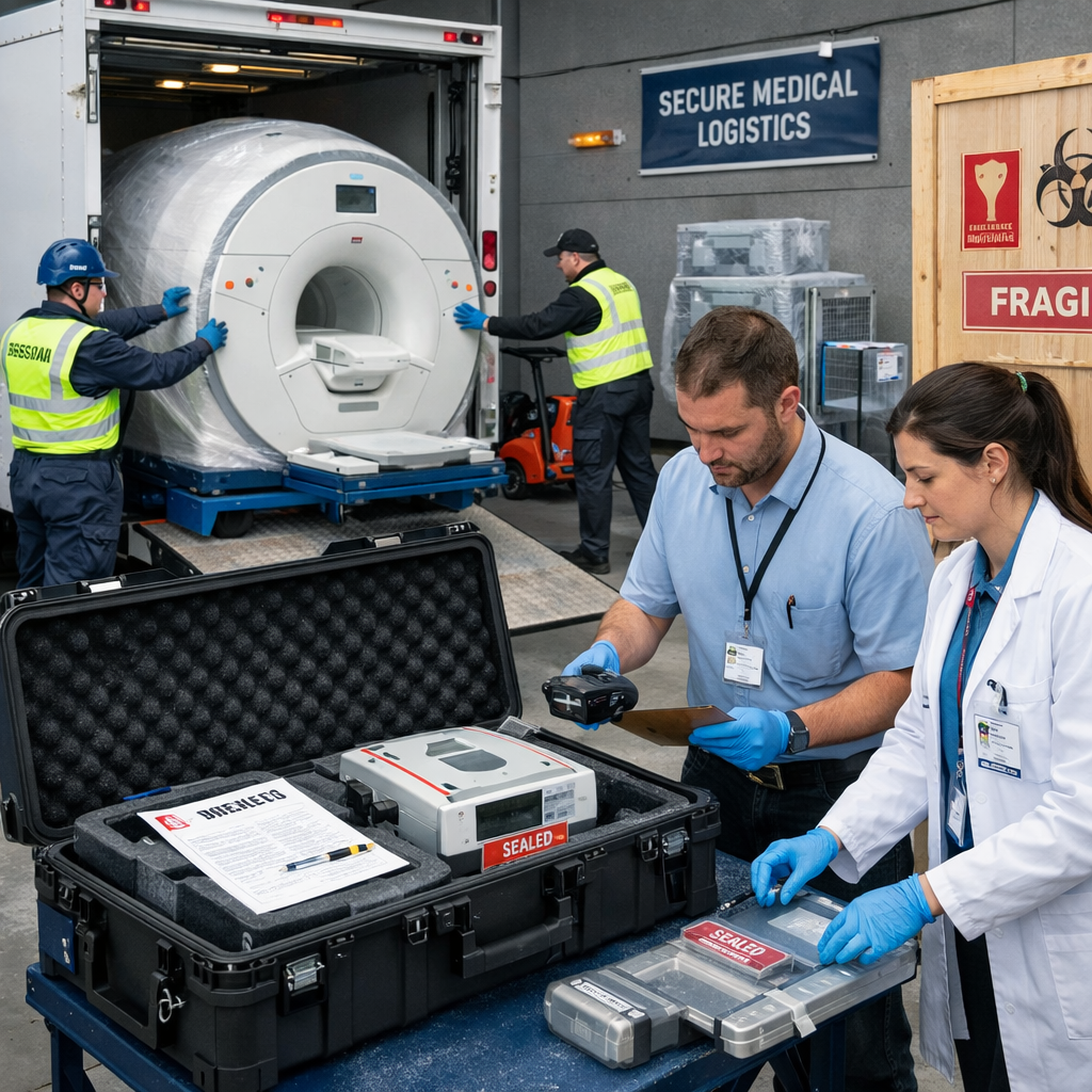 Healthcare Lab Equipment Secure B2B Logistics Chain Custody-1