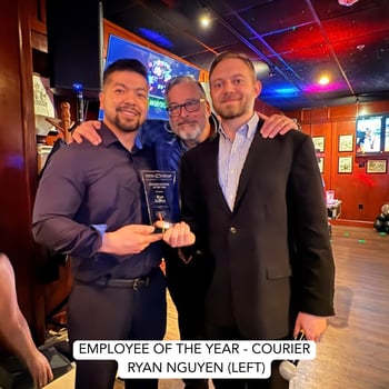 EMPLOYEE OF THE YEAR - COURIER RYAN NGUYEN