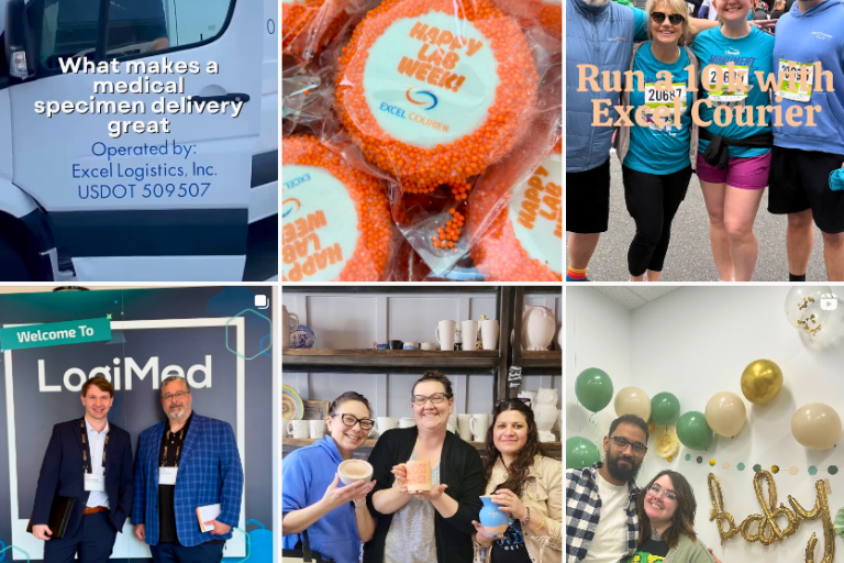 Excel Courier Instagram Page