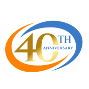 40th Anniversary Excel Courier Logo