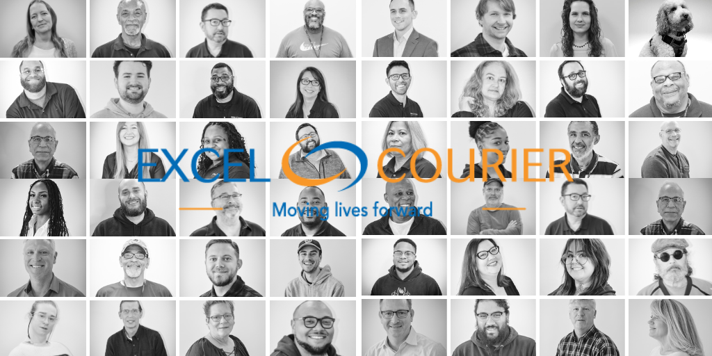 Excel Courier team collage 