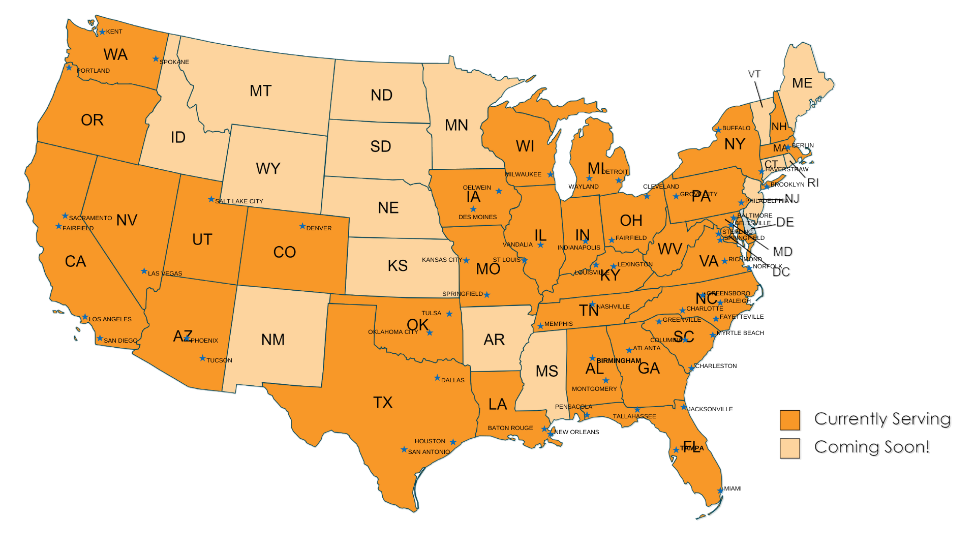 3PL Services Map