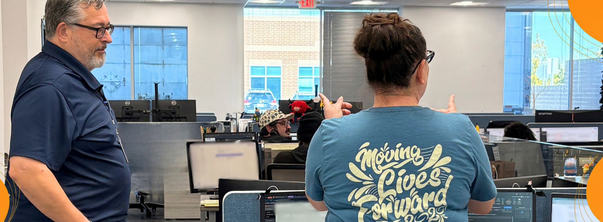 Courier Client Services Team: Real People Solving Problems 24/7